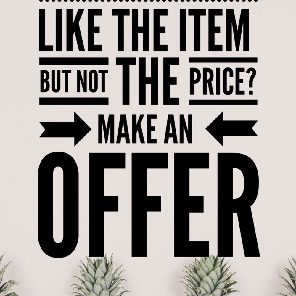 Doesn’t hurt to make an offer❤️